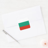 Flagge Bulgariens Quadratischer Aufkleber (Umschlag)