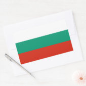 Flagge Bulgariens Rechteckiger Aufkleber (Umschlag)