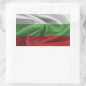 Flagge Bulgariens Rechteckiger Aufkleber (Tasche)