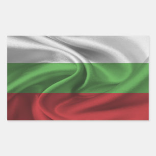 Flagge Bulgariens Rechteckiger Aufkleber