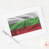Flagge Bulgariens Rechteckiger Aufkleber (Umschlag)