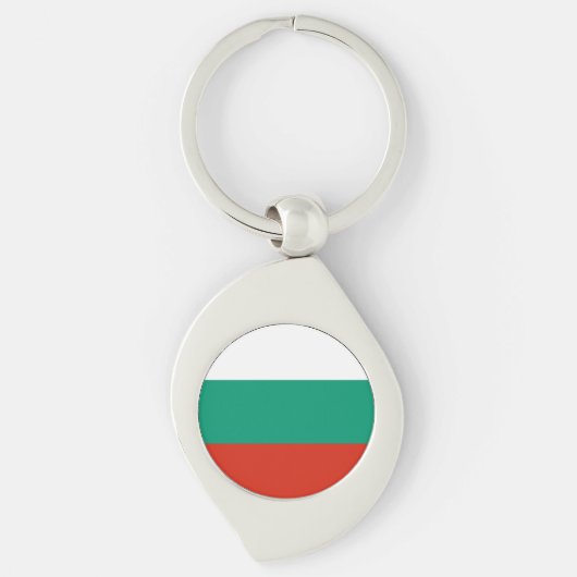 Flagge Bulgariens Schlüsselanhänger (Vorderseite)