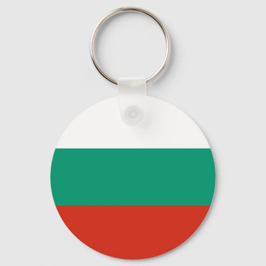 Flagge Bulgariens Schlüsselanhänger (Vorderseite)