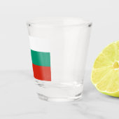 Flagge Bulgariens Schnapsglas (Rechts)