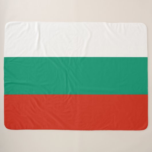 Flagge Bulgariens Sherpadecke (Vorderseite (Horizontal))