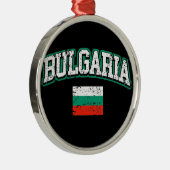 Flagge Bulgariens Silbernes Ornament (Rechts)