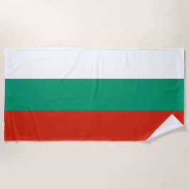 Flagge Bulgariens Strandtuch
