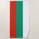 Flagge Bulgariens Strandtuch (Vorderseite)