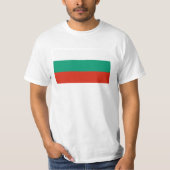 Flagge Bulgariens T-Shirt (Vorderseite)