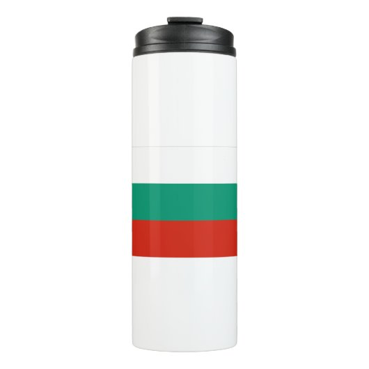 Flagge Bulgariens Thermosbecher (Vorderseite)