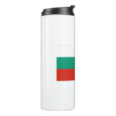 Flagge Bulgariens Thermosbecher (Nach links gedreht)