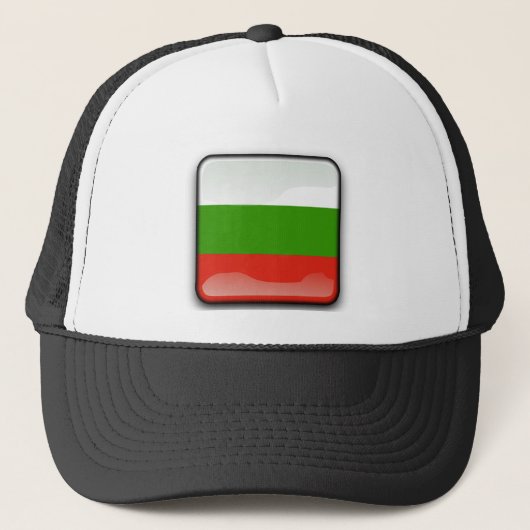 Flagge Bulgariens Truckerkappe (Vorderseite)
