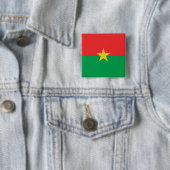 Flagge Burkina Faso Button (Beispiel)