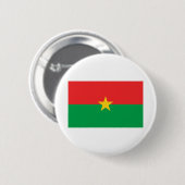 Flagge Burkina Faso Button (Vorne & Hinten)