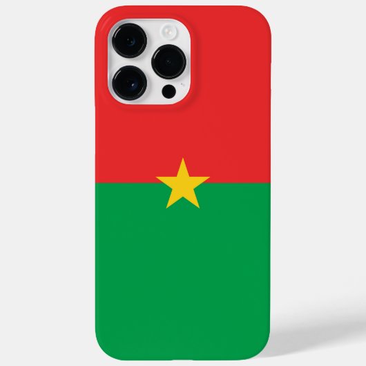 Flagge Burkina Faso Case-Mate iPhone Hülle (Rückseite)