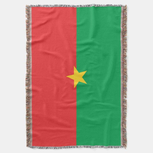 Flagge Burkina Faso Decke (Vorderseite Vertikal)