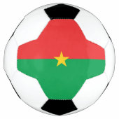 Flagge Burkina Faso Fußball (Vorderseite)