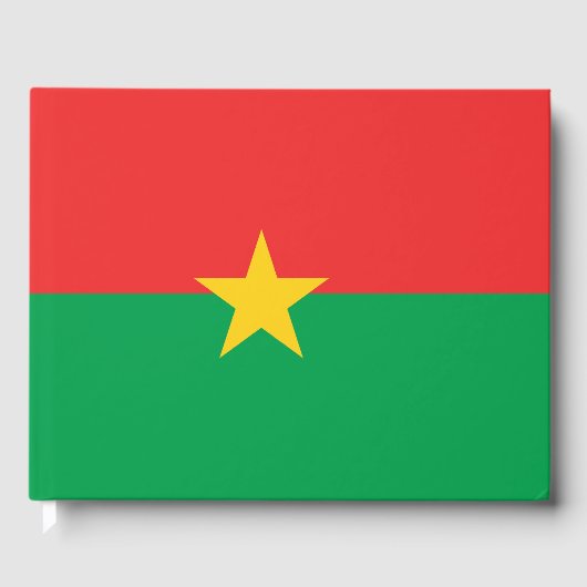 Flagge Burkina Faso Gästebuch (Vorderseite)