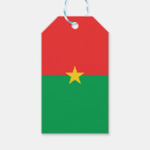 Flagge Burkina Faso Geschenkanhänger (Vorderseite)