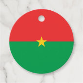 Flagge Burkina Faso Geschenkanhänger (Vorderseite)