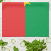 Flagge Burkina Faso Geschirrtuch (Gefaltet)