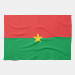 Flagge Burkina Faso Geschirrtuch