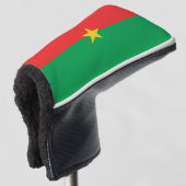 Flagge Burkina Faso Golf Headcover (3/4 Vorderseite)