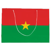 Flagge Burkina Faso Große Geschenktüte (Rückseite)