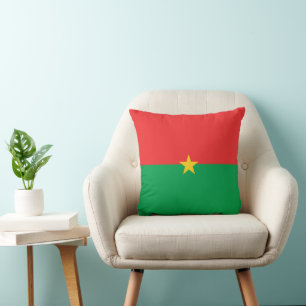 Flagge Burkina Faso Kissen