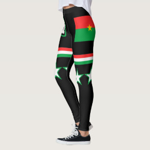 Flagge Burkina Faso Leggings