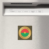 Flagge Burkina Faso Magnet (In Situ (Geschirrspüler))