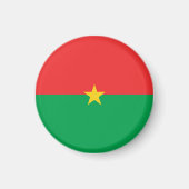 Flagge Burkina Faso Magnet (Vorne)