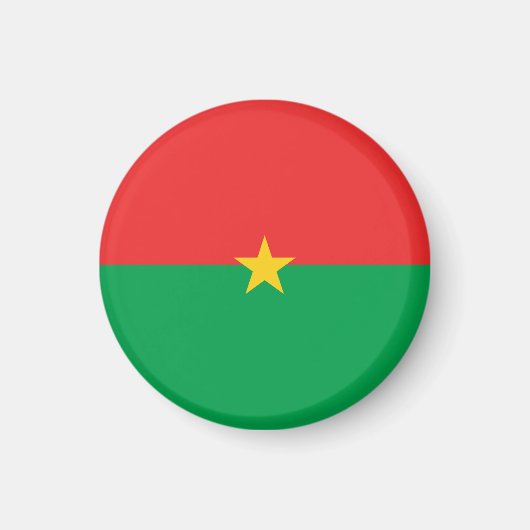 Flagge Burkina Faso Magnet (Vorne)