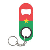 Flagge Burkina Faso Mini Flaschenöffner (Vorderseite)
