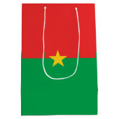 Flagge Burkina Faso Mittlere Geschenktüte (Rückseite)