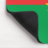 Flagge Burkina Faso Mousepad (Ecke)