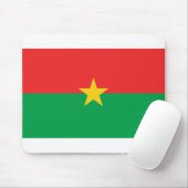 Flagge Burkina Faso Mousepad (Mit Mouse)