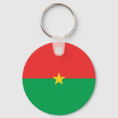 Flagge Burkina Faso Schlüsselanhänger (Rückseite)