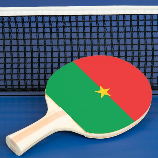 Flagge Burkina Faso Tischtennis Schläger (InSitu)