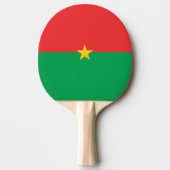 Flagge Burkina Faso Tischtennis Schläger (Vorderseite)