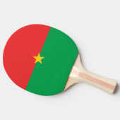 Flagge Burkina Faso Tischtennis Schläger (Seitenansicht)