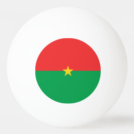 Flagge Burkina Faso Tischtennisball