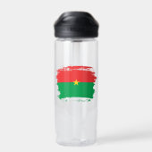 Flagge Burkina Faso Trinkflasche (Rückseite)