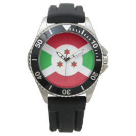Flagge Burundis Armbanduhr