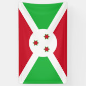 Flagge Burundis Banner (Vertikal)