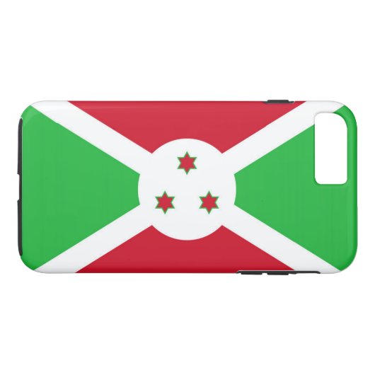Flagge Burundis Case-Mate iPhone Hülle (Rückseite (Horizontal))