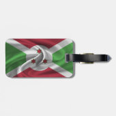 Flagge Burundis Gepäckanhänger (Rückseite horizontal)