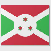 Flagge Burundis Geschenkpapier (Flach)