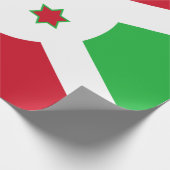 Flagge Burundis Geschenkpapier (Ecke)