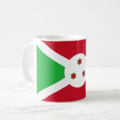 Flagge Burundis Kaffeetasse (Vorderseite Links)